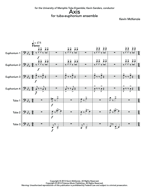 Produktgalerie: Seite 1 von 11 Axis, , (Tuba Ensemble EEEETTT)
