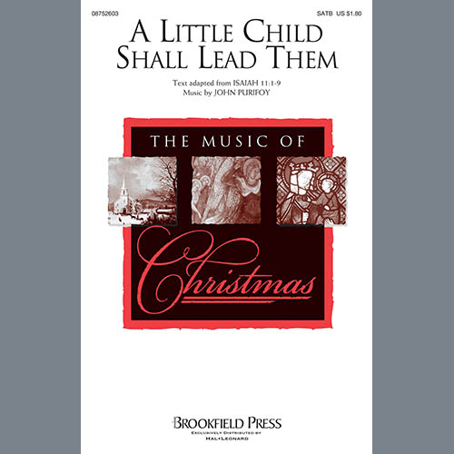cover: A Little Child Shall Lead Them, John Purifoy, Chor