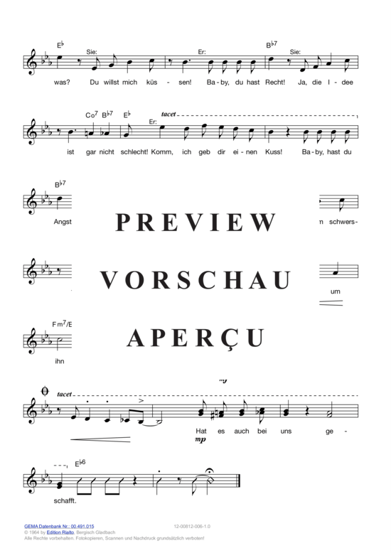 Produktgalerie: Seite 4 von 11 Hokuspokus , Gitte & Gildo, Rex, (Melodie-Stimmen in C/B/Es)