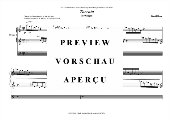 Product gallery: Page 3 of 21 Toccata , , (Orgel Solo)
