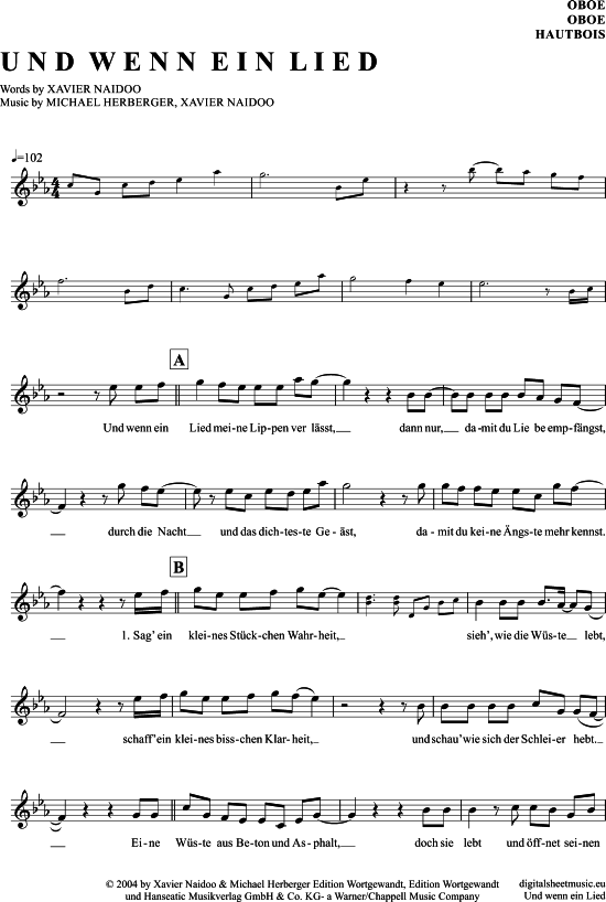 Produktbild zu: Und wenn ein Lied Söhne Mannheims