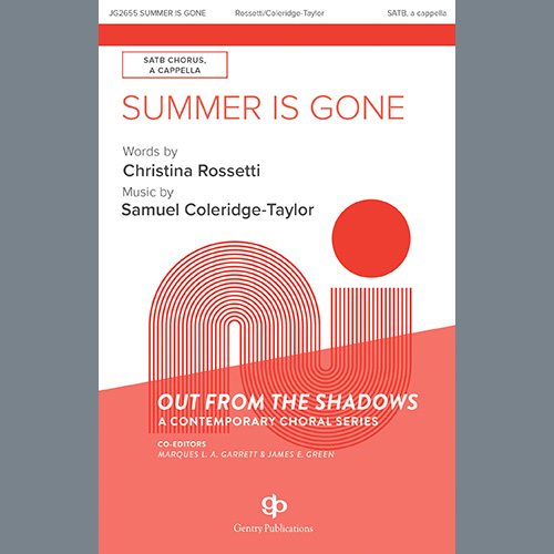 cover: Summer Is Gone, Samuel Coleridge-Taylor, Chor
