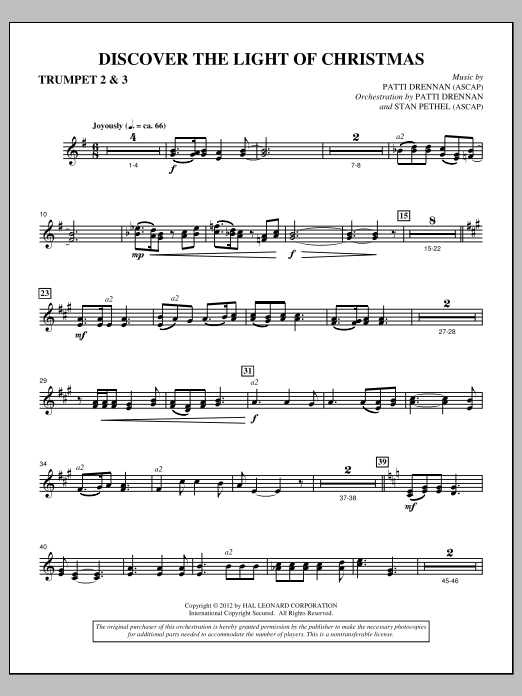 Produktbild zu: Discover The Light Of Christmas - Bb Trumpet 2,3