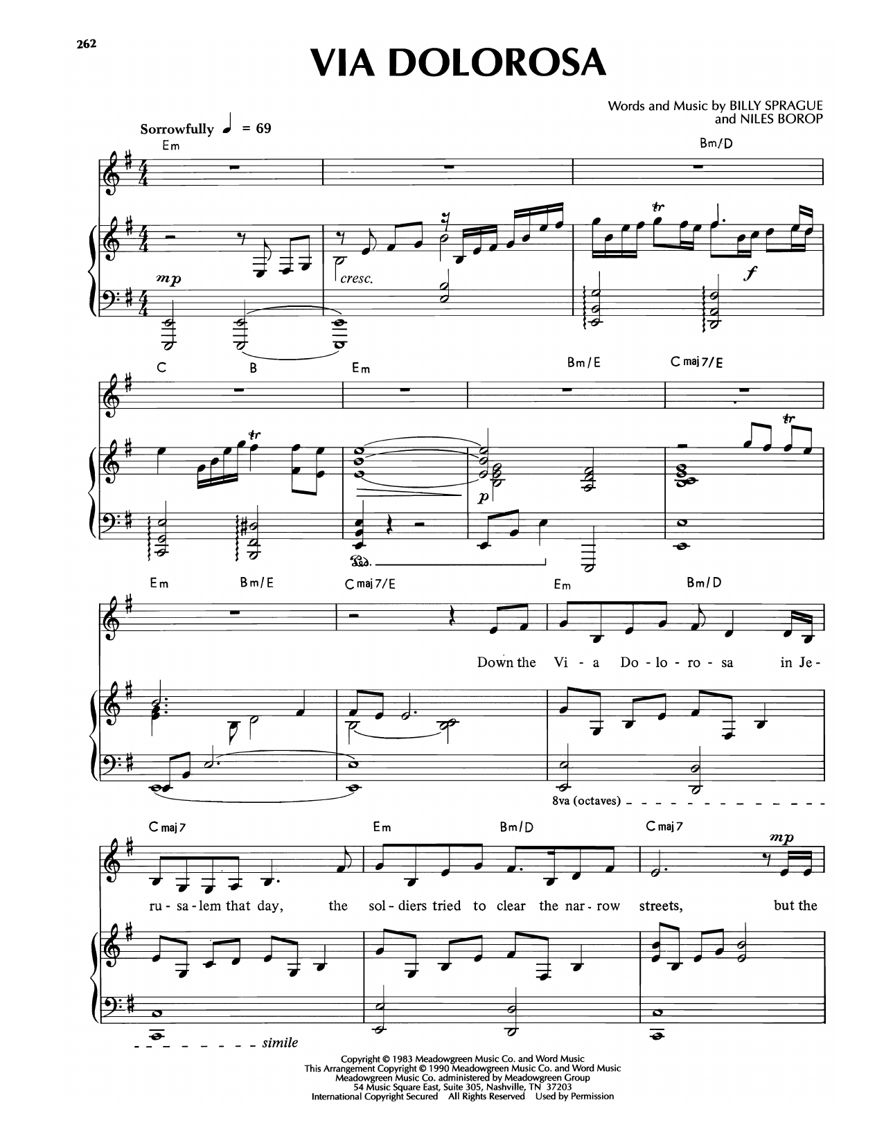 Produktgalerie: Seite 1 von 1 Via Dolorosa, Sandi Patti, Gesang, Klavier