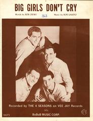 cover: Big Girls Don't Cry, The Four Seasons