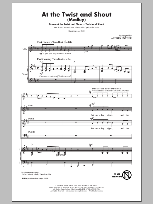 Produktbild zu: At The Twist And Shout