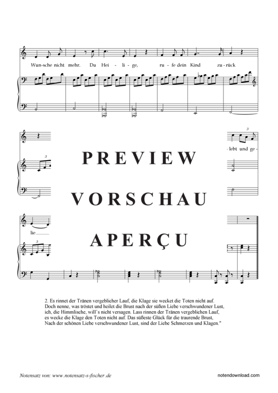 Product gallery: Page 3 of 3 Der Eichwald brauset, die Wolken ziehn , , Piano and Voice