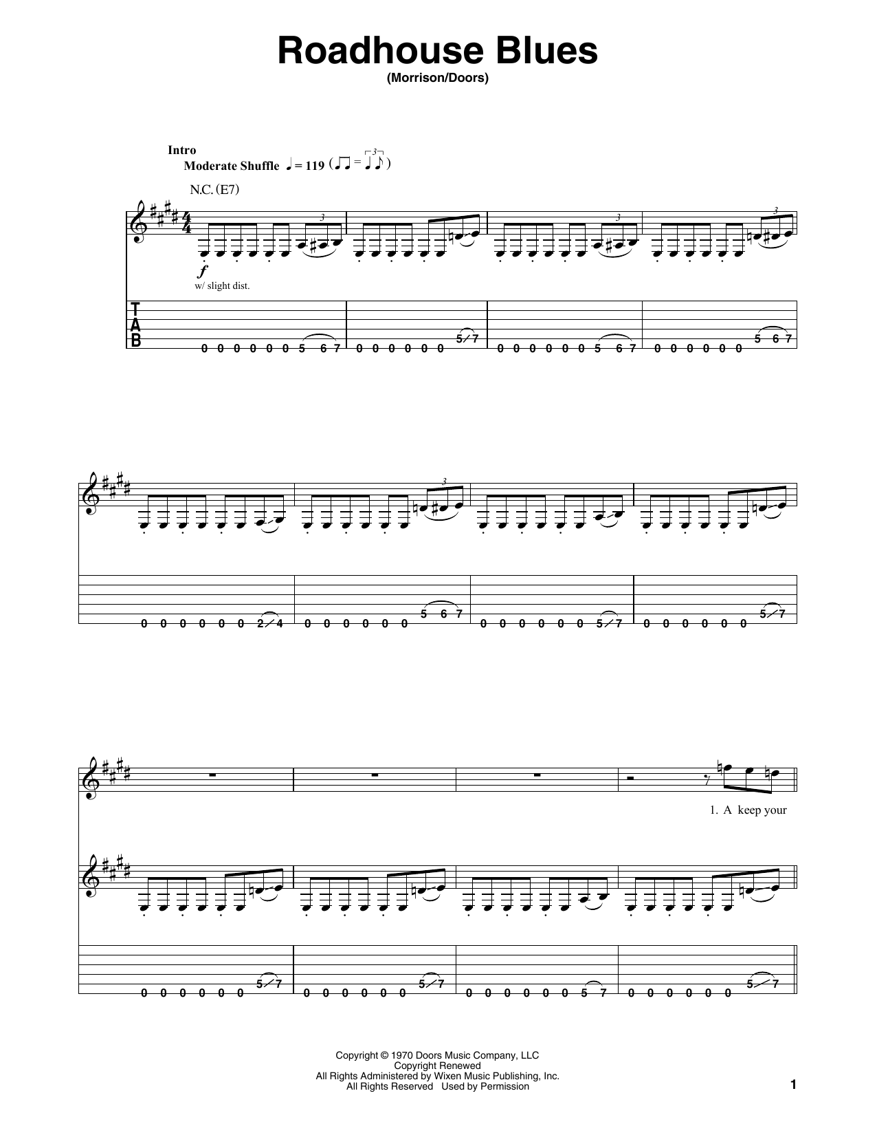 Produktbild zu: Roadhouse Blues
