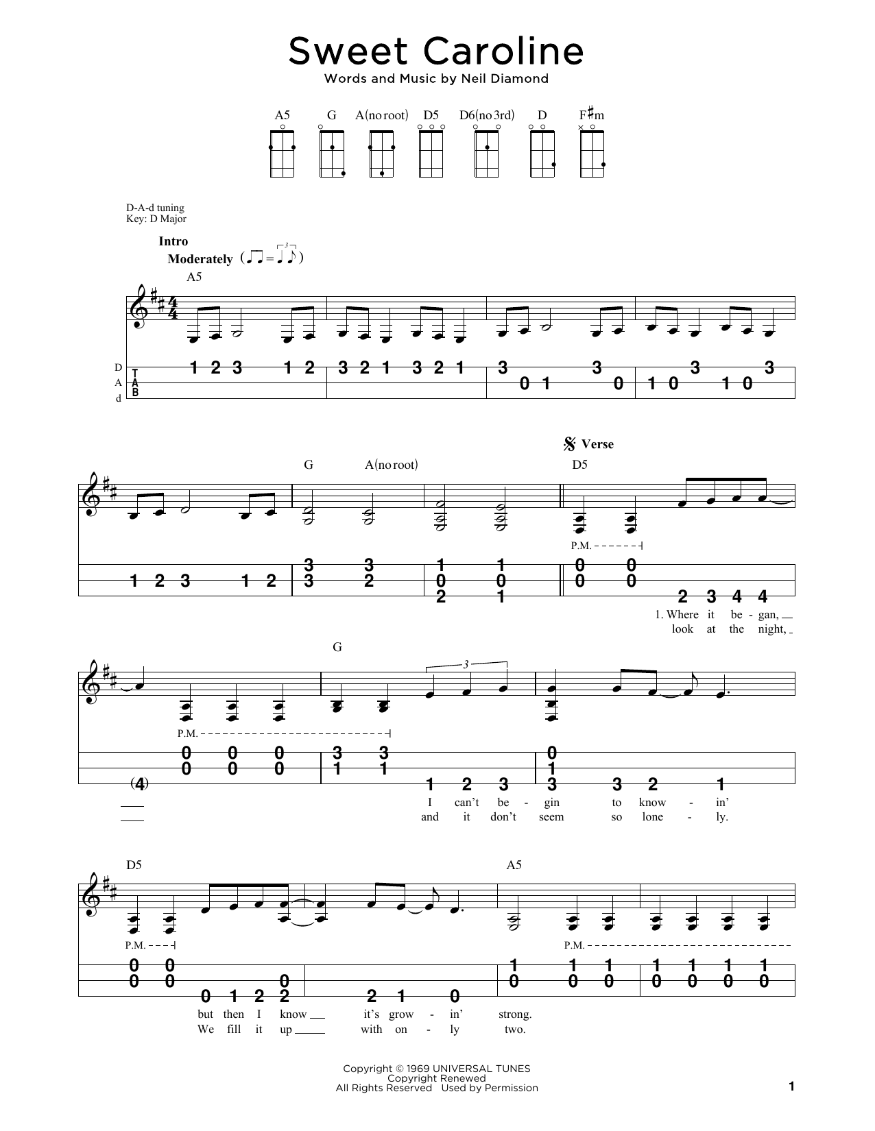 Produktbild zu:  Sweet Caroline - Neil Diamond