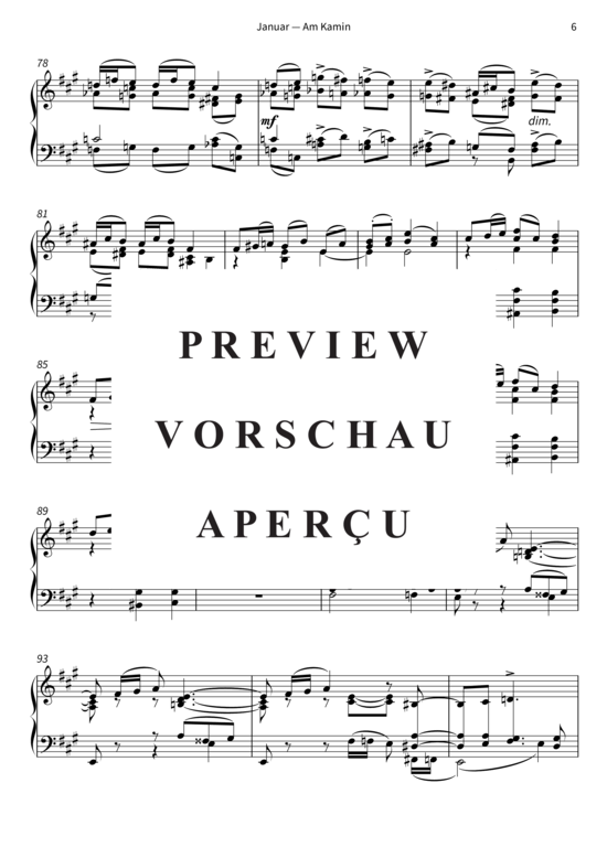 Product gallery: Page 9 of 10 Januar - Am Kamin - Die Jahreszeiten op. 37b, Nr. 1 , , Piano Solo
