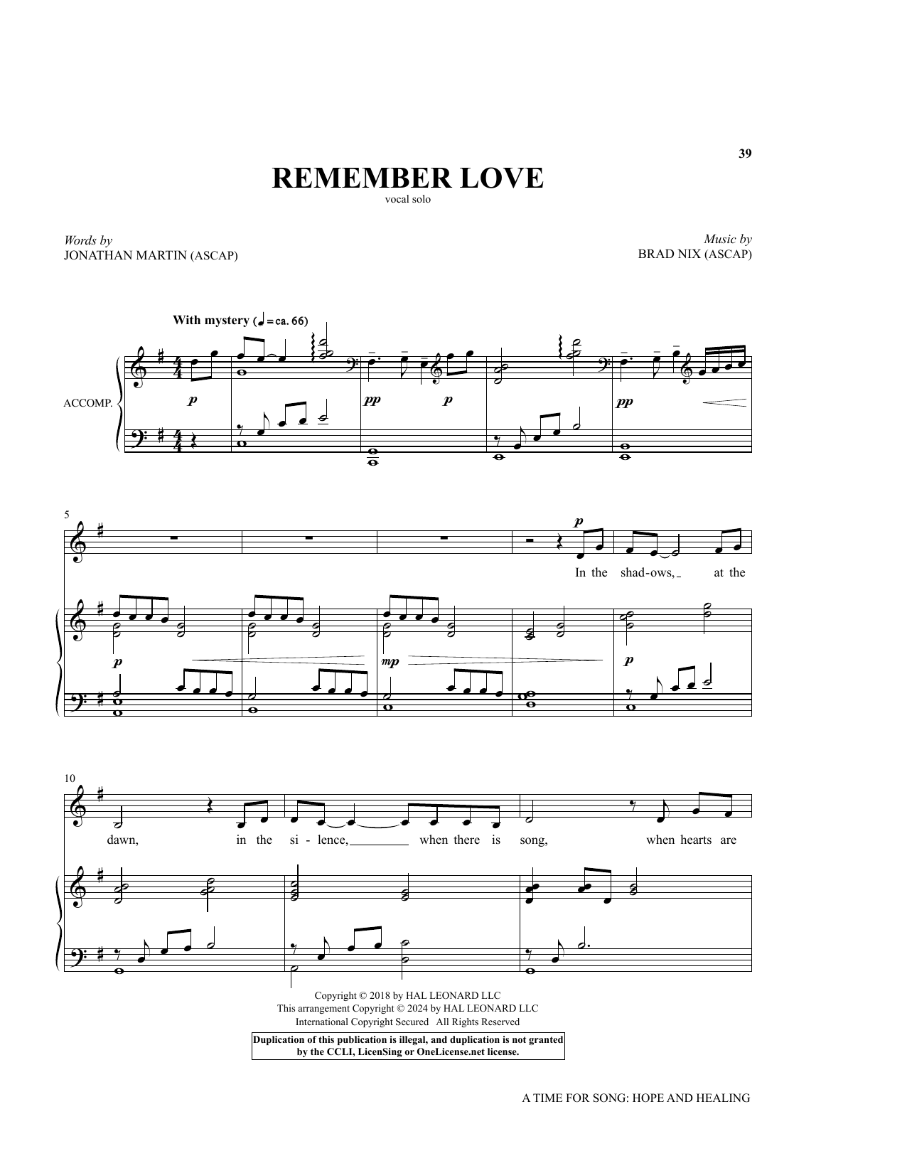 Produktbild zu:  Remember Love - Brad Nix and Jonathan Martin