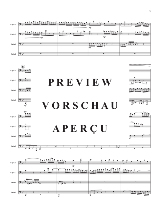 Product gallery: Page 5 of 18 Fugue in g minor , , (Tuba Quartett EETT)