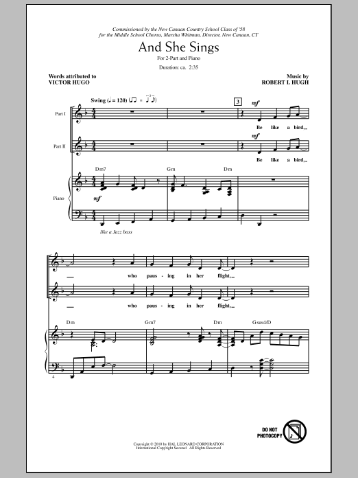 Produktbild zu: And She Sings