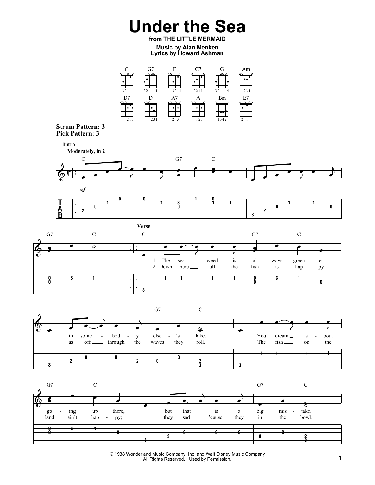 Produktbild zu: Under The Sea (from The Little Mermaid)
