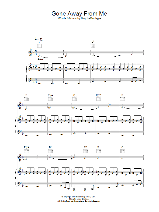 Produktgalerie: Seite 1 von 1 Gone Away From Me, Ray LaMontagne, Gesang, Gitarre, Klavier