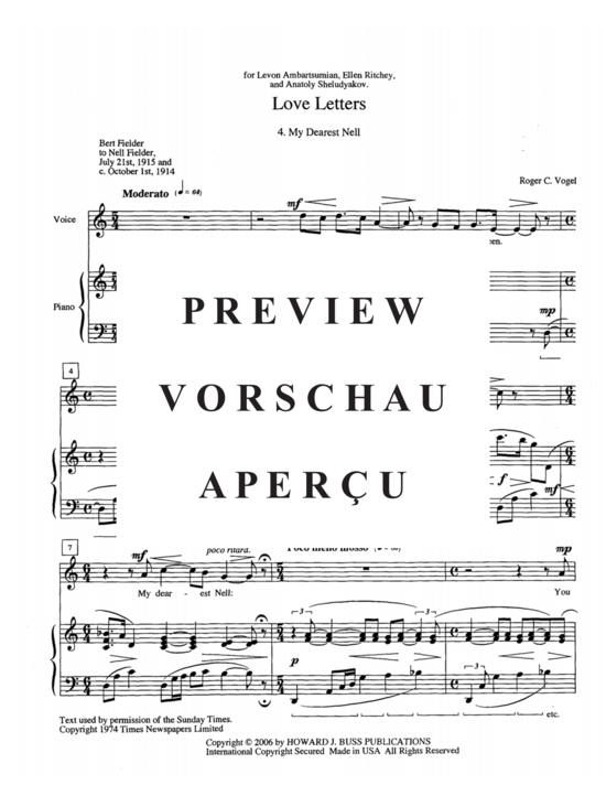 Product gallery: Page 21 of 21 Love Letters , , (soprano/tenor, violin & piano)