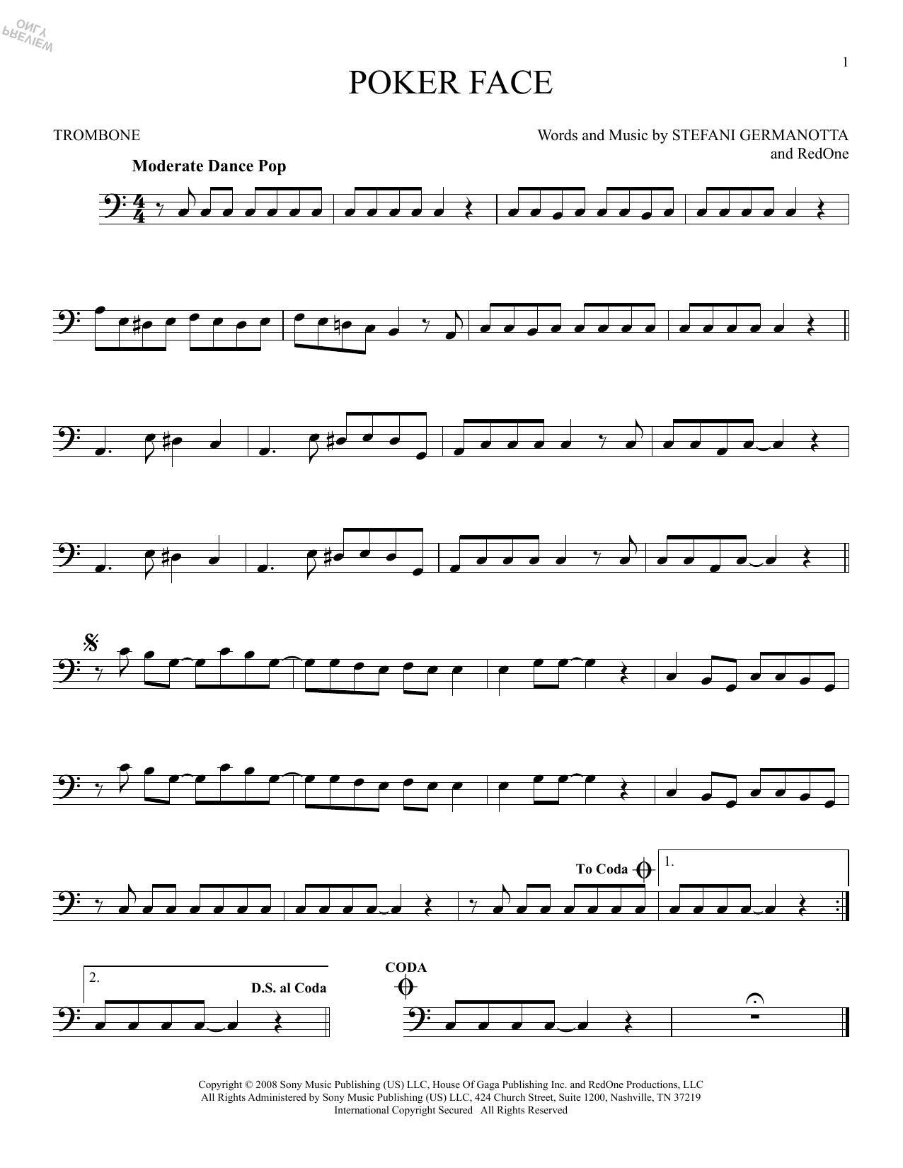 Product gallery: Page 1 of 1 Poker Face, Lady Gaga