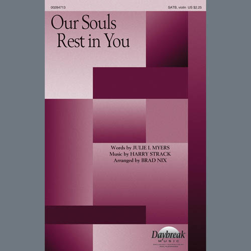 cover: Our Souls Rest In You (arr. Brad Nix), Harry Strack