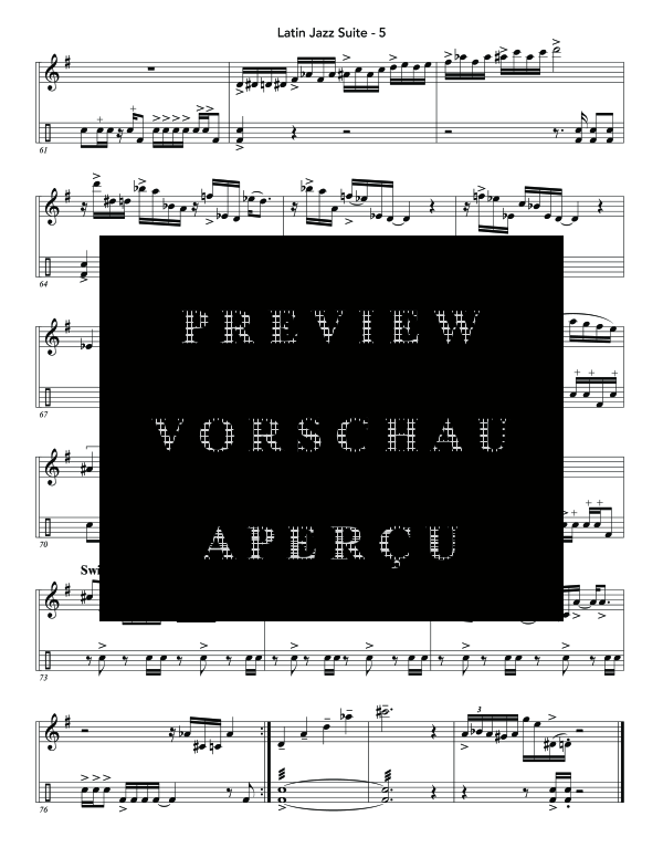 Produktgalerie: Seite 9 von 11 Latin Jazz Suite, , (Trompete und Congas)