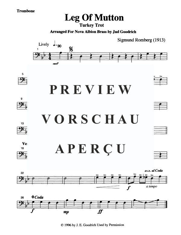 Product gallery: Page 9 of 11 Leg of Mutton, , Brass Quintet
