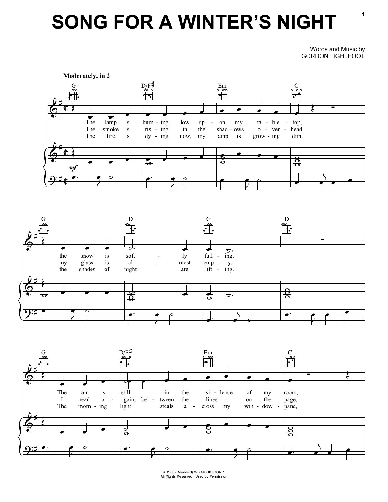 Produktbild zu: Song For A Winter's Night