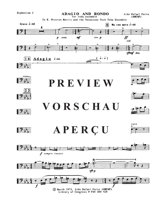 Product gallery: Page 18 of 21 Adagio and Rondo , , (Tuba Quartett EETT)