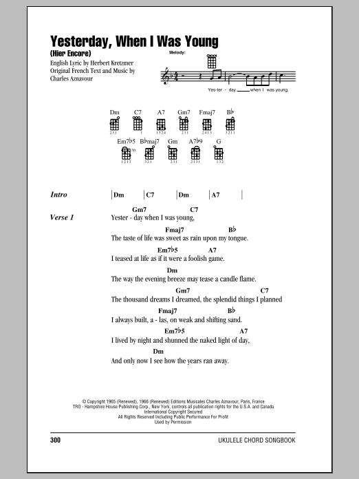 Product gallery: Page 1 of 1 Yesterday, When I Was Young (Hier Encore), Roy Clark