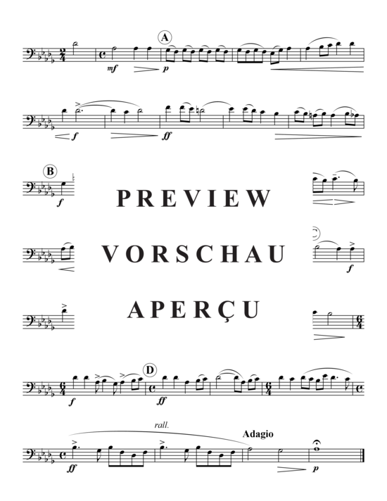 Product gallery: Page 12 of 21 Zwei Selektionen aus "All Night Vigil" , , (Trombone ensemble)