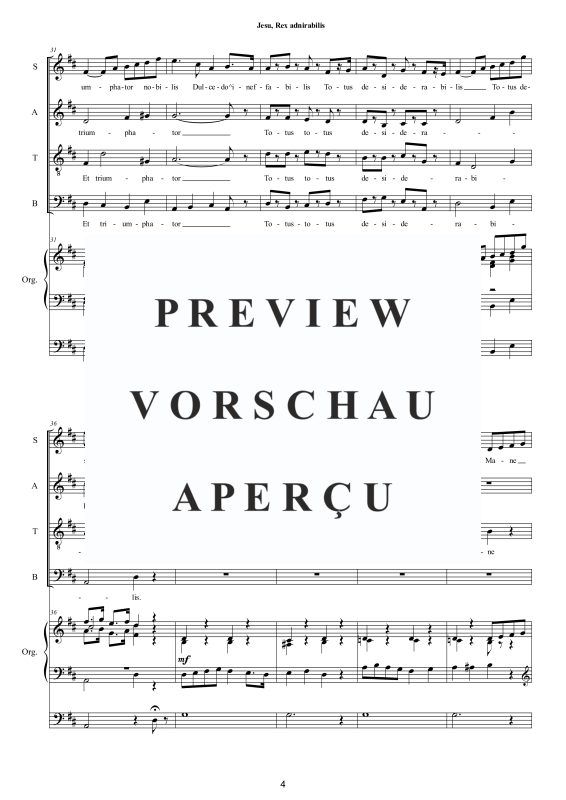 Produktgalerie: Seite 5 von 11 Jesu, Rex admirabilis, , Gemischter Chor und Orgel