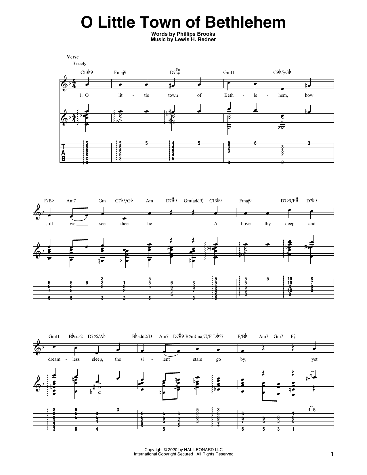 Produktbild zu: O Little Town Of Bethlehem