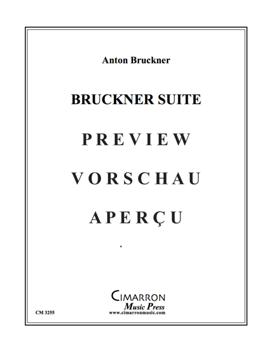 Produktgalerie: Seite 2 von 21 Bruckner Suite , , (Horn Quartett)
