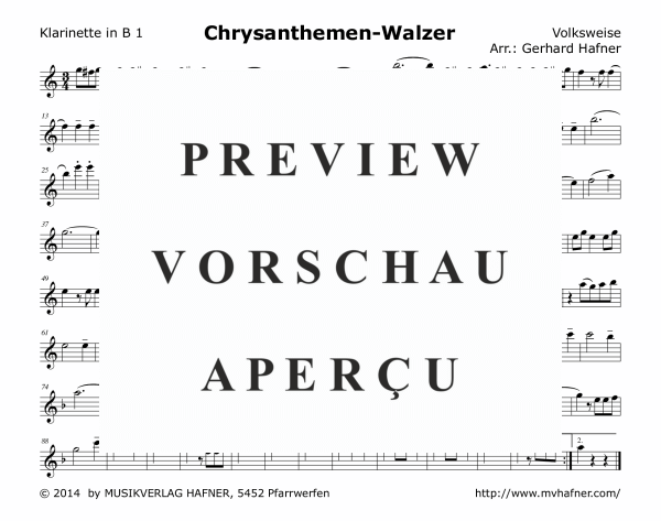 Product gallery: Page 6 of 11 Chrysanthemen-Walzer, , (woodwind and brass)