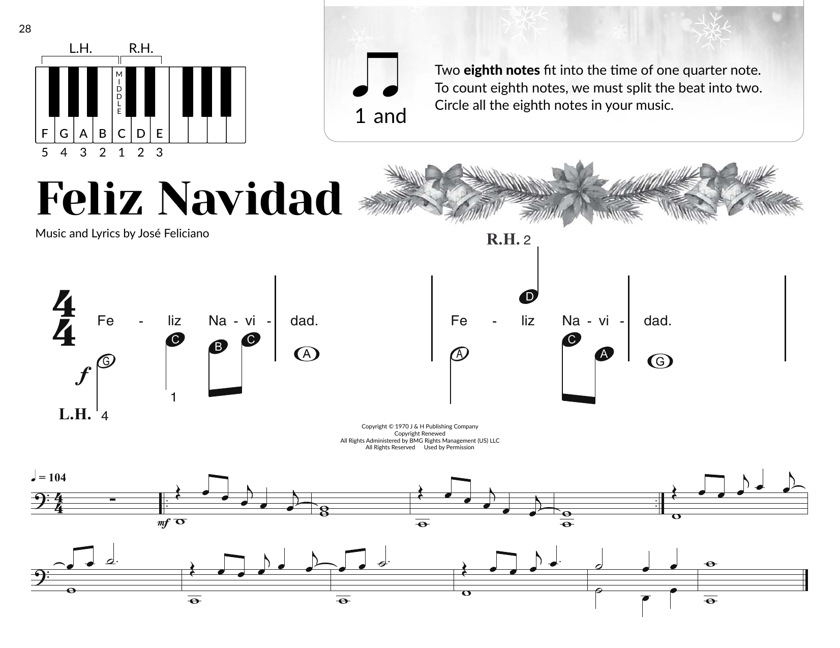 Produktbild zu: Feliz Navidad (arr. Brittany McCorriston)