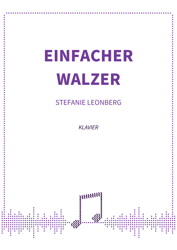 Produktbild zu: Einfacher Walzer