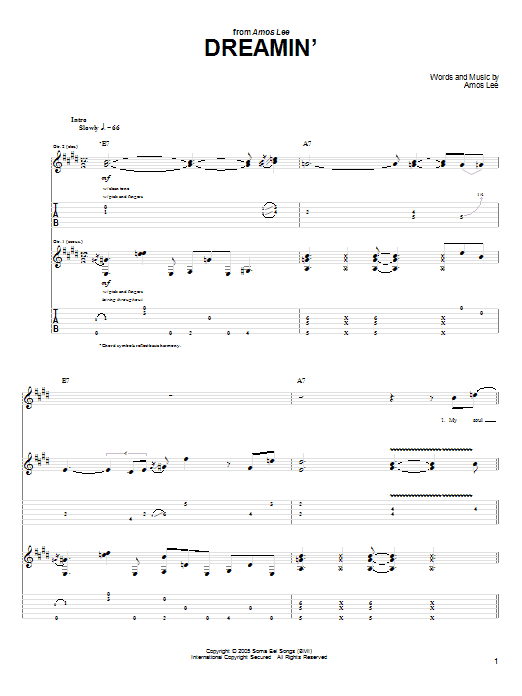 Product gallery: Page 1 of 1 Dreamin', Amos Lee