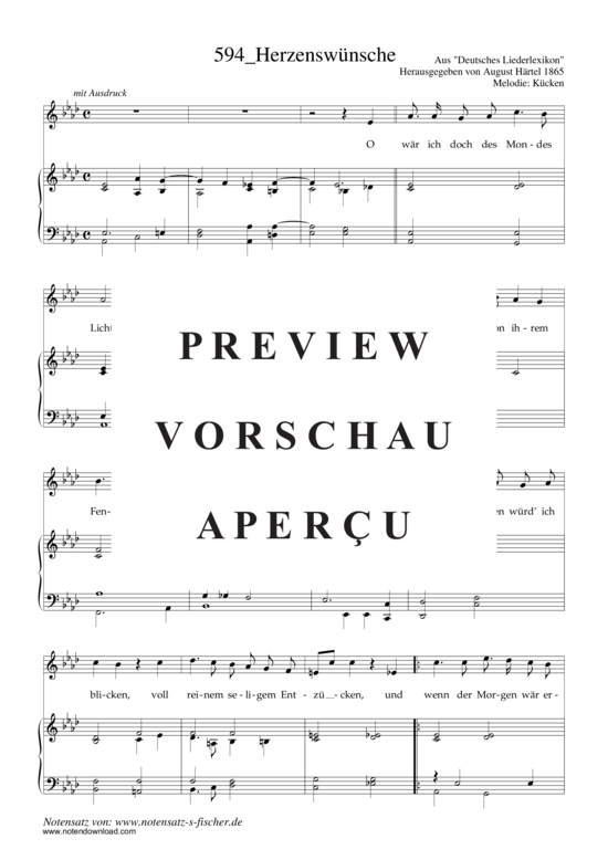 Product gallery: Page 2 of 3 Herzenswünsche , , Piano and Voice