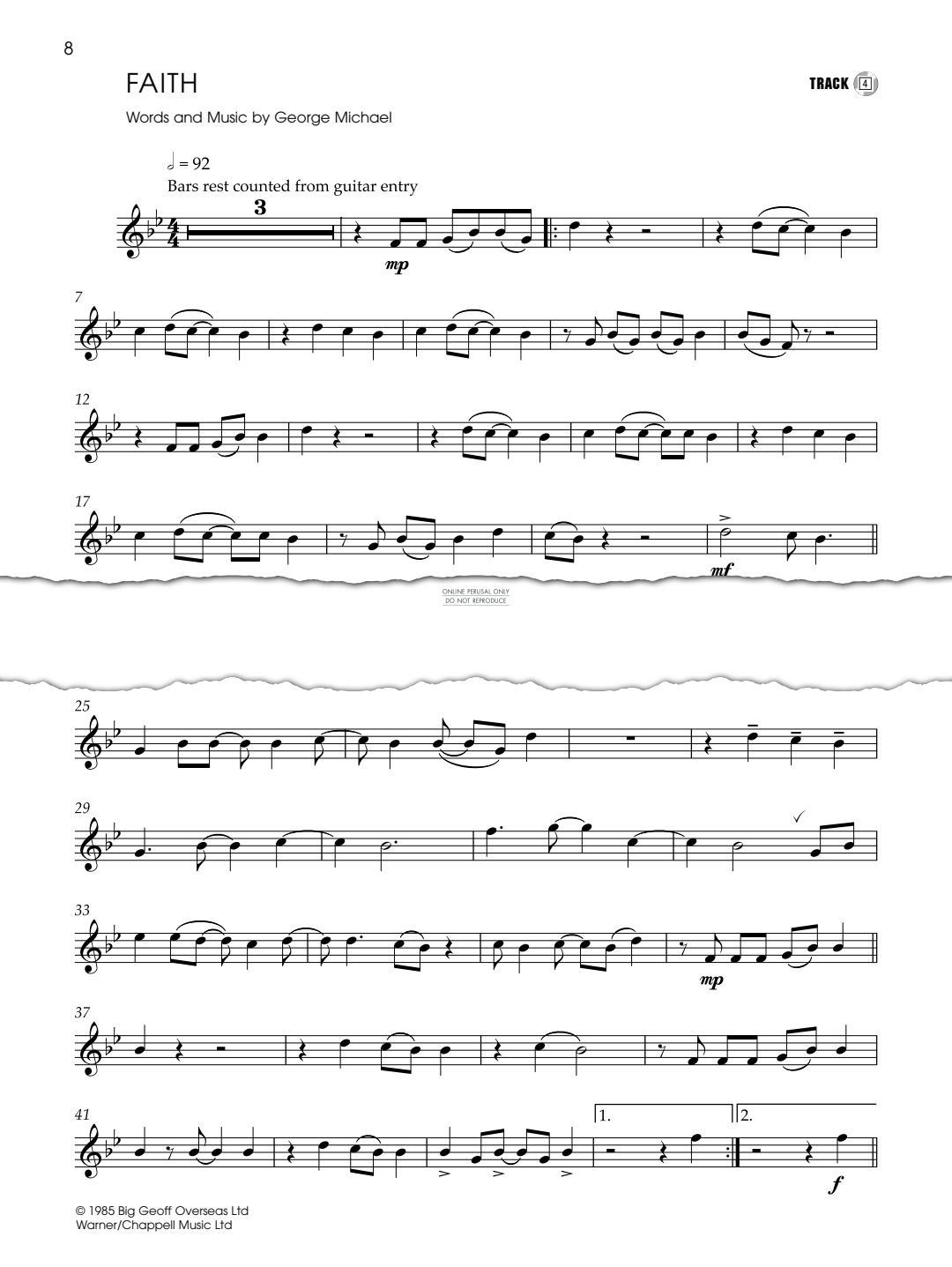 Produktgalerie: Seite 1 von 1 Faith, George Michael, Trompete