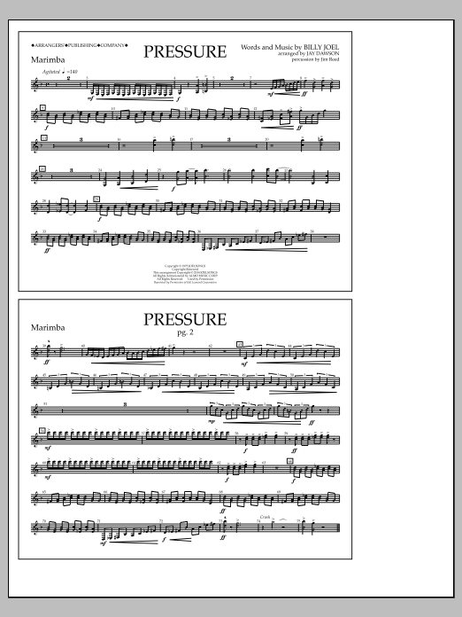 Product picture to: Pressure - Marimba