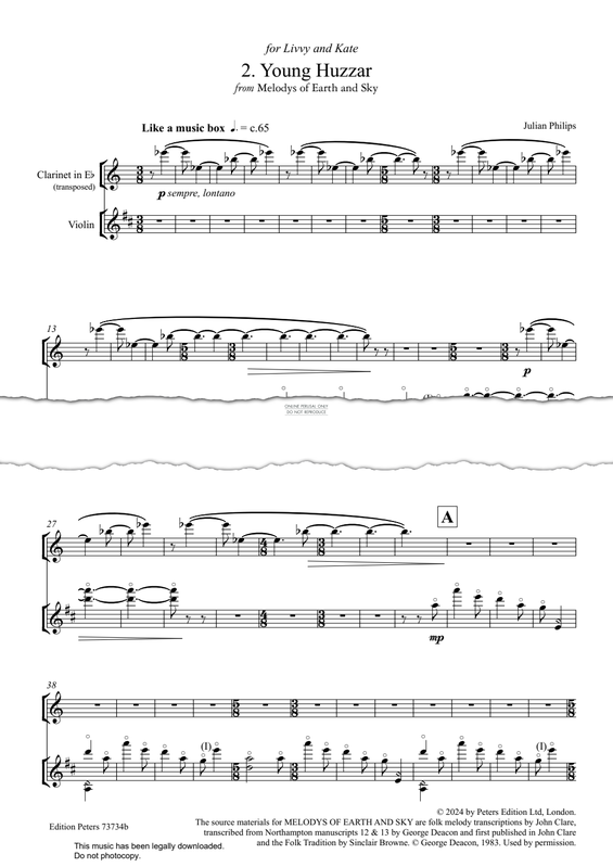 Product gallery: Page 1 of 1 No.2: Young Huzzar (from 'Melodys Of Earth And Sky'), Julian Philips