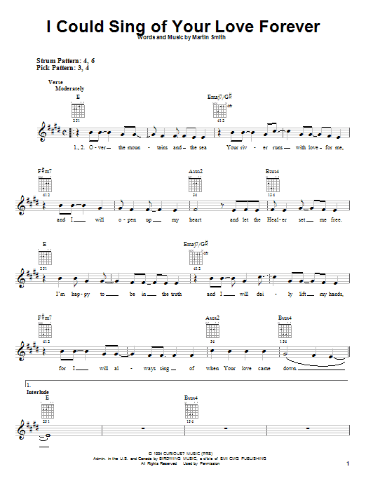 Produktbild zu: I Could Sing Of Your Love Forever