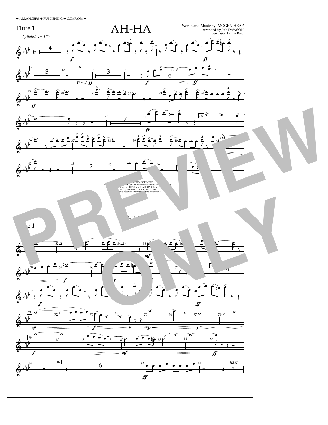 Product picture to: Ah-ha - Flute 1