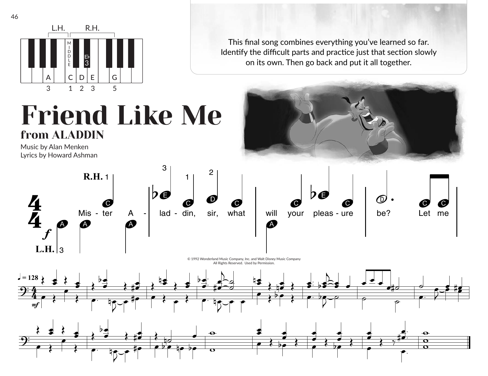 Produktbild zu: Friend Like Me (from Aladdin)