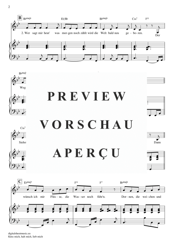 Product gallery: Page 3 of 7 Küss Mich, Halt Mich, Lieb Mich, Egli, Beatrice, Voice with Piano Accompaniment