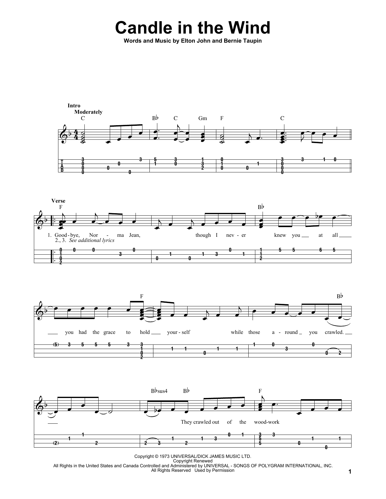 Product gallery: Page 1 of 1 Candle In The Wind, Elton John