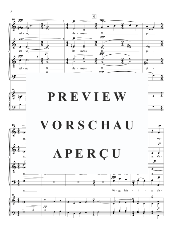 Produktgalerie: Seite 9 von 11 Salve Regina, , Gemischter Chor SSATB