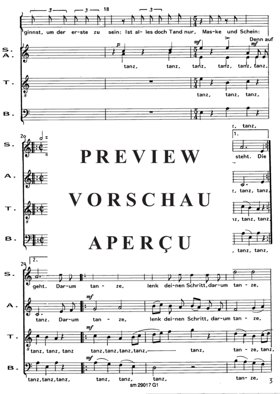 Product gallery: Page 4 of 9 Tanz , , (mixed choir)