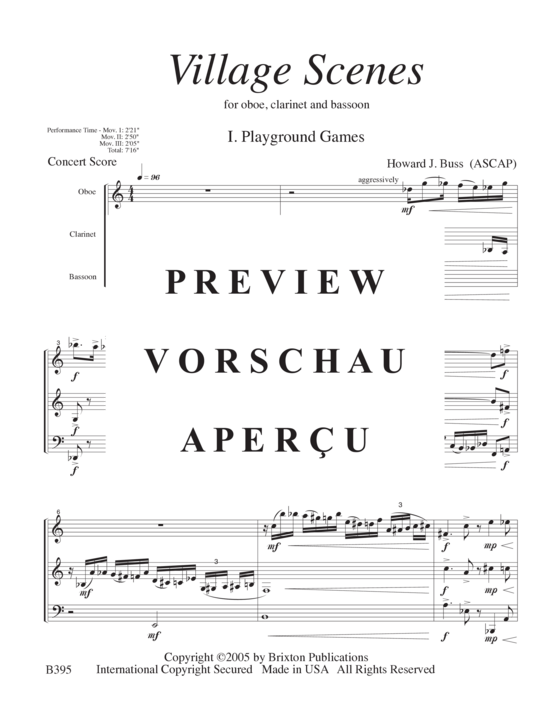 Product gallery: Page 4 of 21 Village Scenes , , (oboe, clarinet and bassoon)