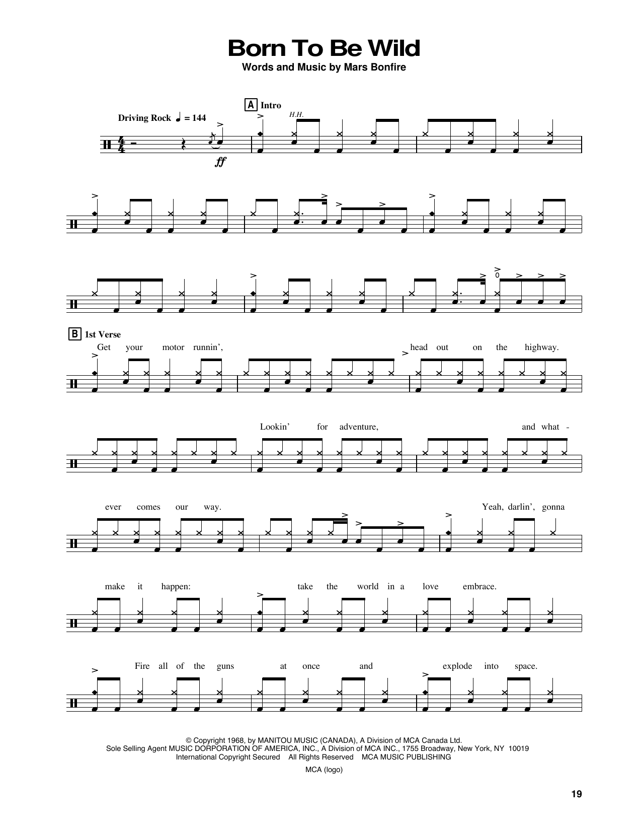 Product gallery: Page 1 of 1 Born To Be Wild, Steppenwolf