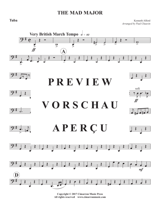 Produktgalerie: Seite 17 von 18 The Mad Major , , (Blechbläserquintett)