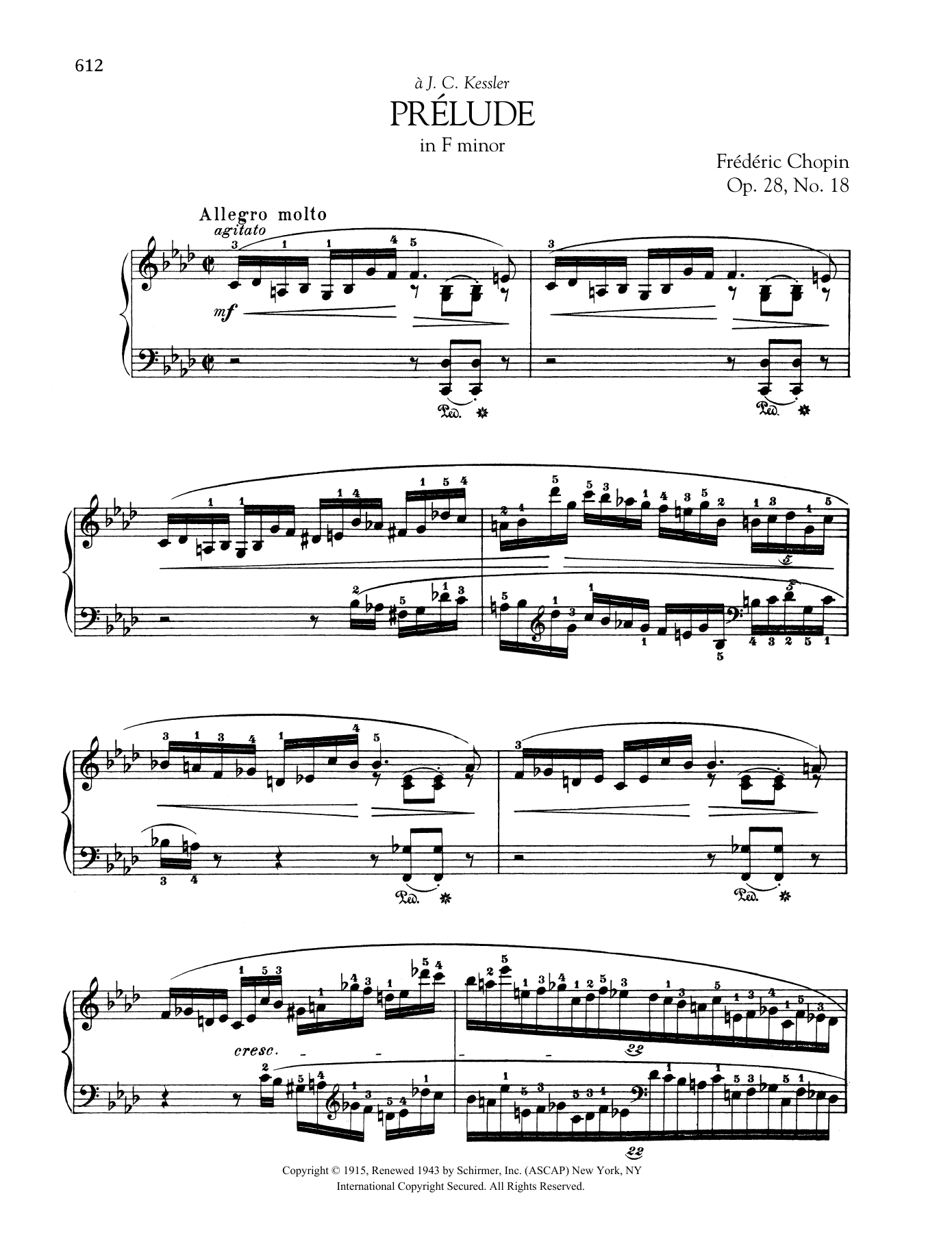 Product gallery: Page 1 of 1 Prélude in F minor, Op. 28, No. 18, Frédéric Chopin